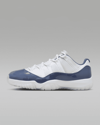 Blue and red jordan 11 top